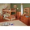 Solid Wood Square Post Bunk Bed Twin/Twin