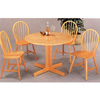 5-Pc  Natural Wood Dinette Set 4142-27 (CO)