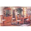 7-Piece Contemporary Style Oak Finish Dinette Set 6421 (A)