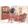 9-Piece Oak Finish Dinette Set 6535 (A)