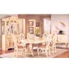 7-Piece Grand Chateau Whitewash Dinette Set 7171 (A)