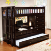 Solid Wood Discovery All In One Bunk Bed DWF1325(WFFS)