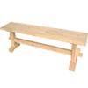 Unfinished Trestle Bench BE-72T/B-72T2 (IC)