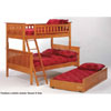 Twin/Full Mission Bunk Bed (JM)