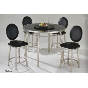 Madera 5-Pc Counter Height Dining Set 12124/25GL/27 (A)