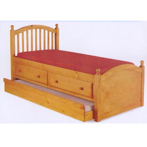 Captains Bed with Trundle/Drawer Unit 180-TDU (PR)