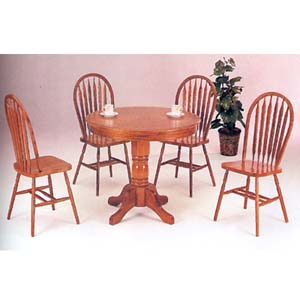 5-Piece Nostalgia Oak Dinette Set 07021(A)