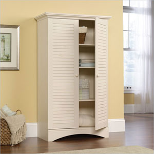 Harbor View Storage Cabinet in Antiqued White 284011(CMXFS)