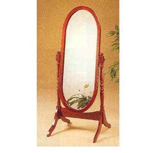 Cherry Finish Cheval Mirror 3101 (CO)