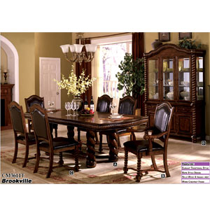 7-Pc Brookville Formal Dining Set CM3611T/AC/SC (IEM)