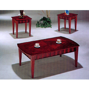 Cherry 3 pcs Coffee Table Set 4026 (ABC)