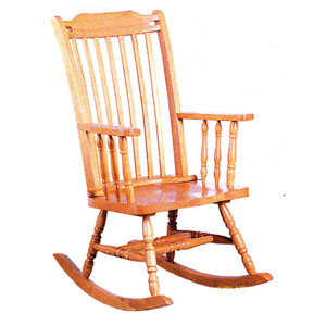 Oak Finish Rocker 4379 (CO)