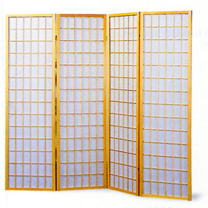 Four Panel Natural Framed Screen 4623(CO)