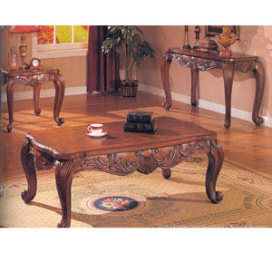 Occasional Tables In Deep Brown Finish 70046_ (CO)