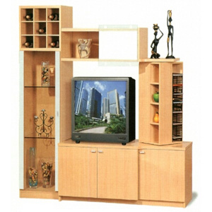 Beech Finish Entertainment Center 7590 (CO)