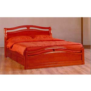 Wooden Bed 839 (TH)