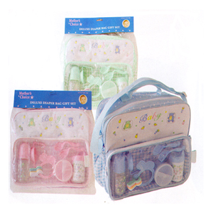 8 Piece Large Diaper Bag w/ Feeding Set 922(DM)