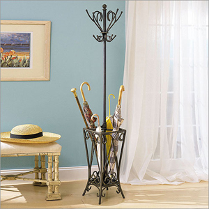 Garden District Umbrella & Coat Rack 935-384(PW)