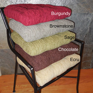 Elegance Chenille Non-slip Chair Pads (Set of 4) ELEG(OFS)