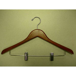 Genesis flat suit hanger w/wire clips GND8816 (PM)