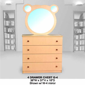 4-Drawer Chest G-4(CT)