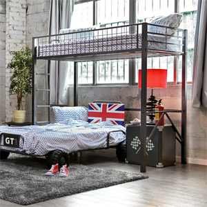 Born Racer Metal Twin Loft Bed	IDF-BK719(FAFS)