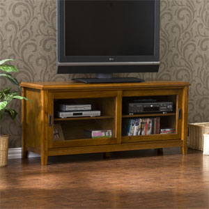 Essex Pecan Media Stand MS9774 (SEIFS)