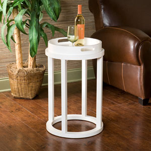 White Butler Accent Table OC1090 (SEIFS)