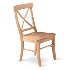 Solid Wood X-Back Chair C-613P (IC)