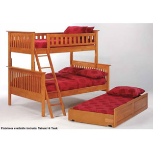 Twin/Full Mission Bunk Bed (JM)